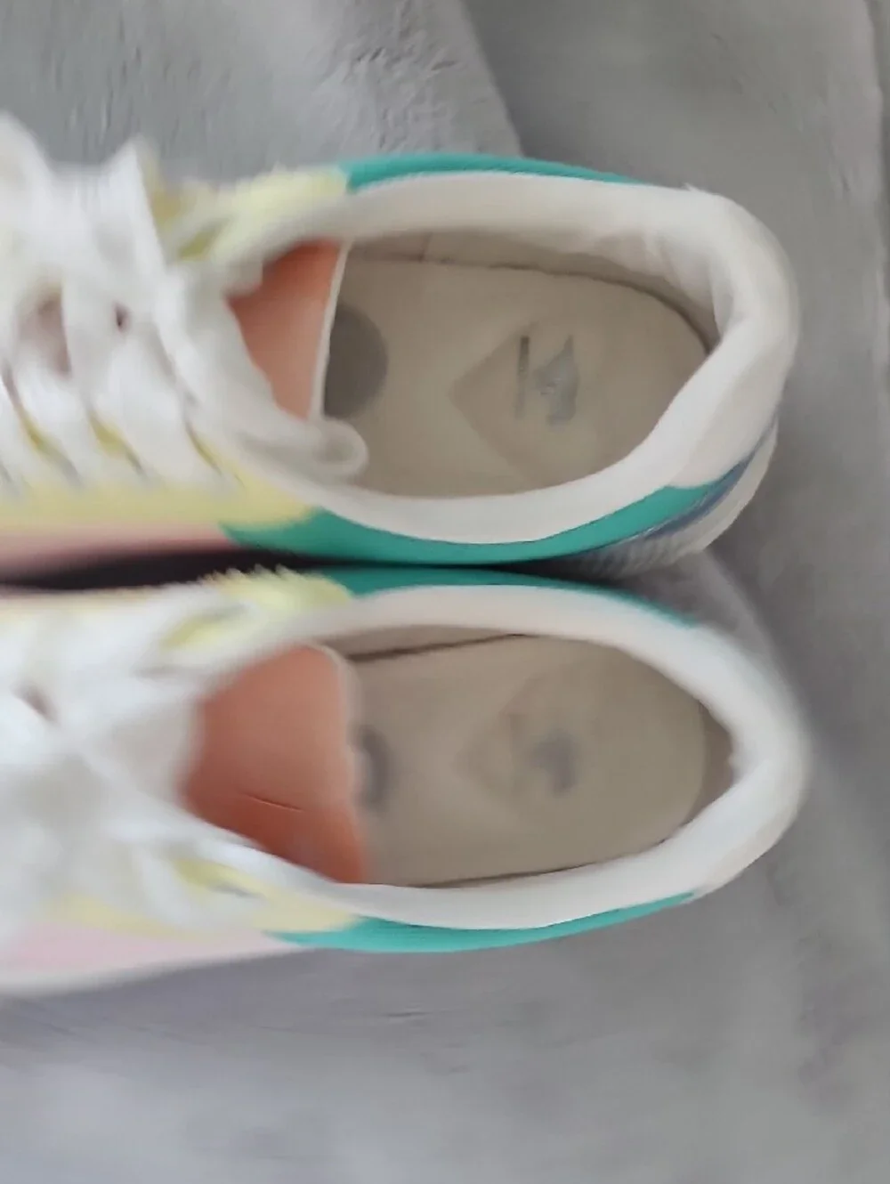 Rocket Dog Pastel Pink Yellow Green Low-Top Sneakers
